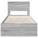 Cadru de pat cu sertar Gri Sonoma 90 x 200 cm Lemn Ingineresc - WALTI WALTI