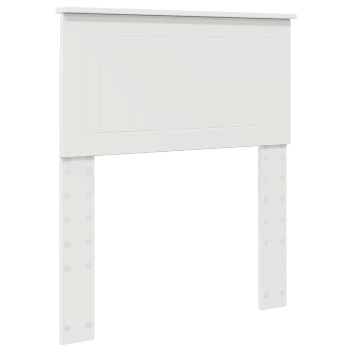 Cadru de pat cu sertar Alb 75 x 190 cm Lemn Ingineresc - WALTI WALTI