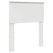 Cadru de pat cu sertar Alb 75 x 190 cm Lemn Ingineresc - WALTI WALTI