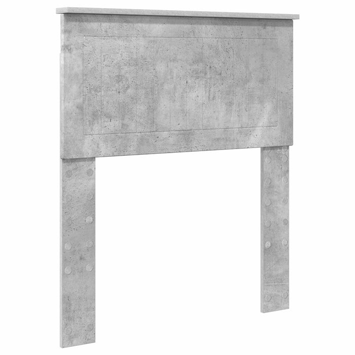 Cadru de pat Gri din beton 75 x 190 cm Lemn Ingineresc - WALTI WALTI