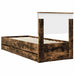 Cadru de pat Stejar fumuriu 75 x 190 cm Lemn Ingineresc - WALTI WALTI