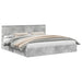 Pat cu storage Gri din beton 200 x 200 cm Lemn compozit - WALTI WALTI