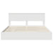 Pat cu storage cu headboard Alb 180 x 200 cm Lemn compozit - WALTI WALTI
