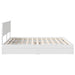 Pat cu storage cu headboard Alb 180 x 200 cm Lemn compozit - WALTI WALTI