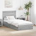 Pat cu storage cu sertar Gri Sonoma 90 x 190 cm Lemn compozit - WALTI WALTI