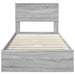 Pat cu storage cu sertar Gri Sonoma 90 x 190 cm Lemn compozit - WALTI WALTI