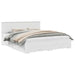 Cadru de pat cu headboard Alb 180 x 200 cm Lemn compozit - WALTI WALTI