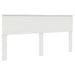 Cadru de pat cu headboard Alb 180 x 200 cm Lemn compozit - WALTI WALTI