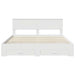 Cadru de pat cu headboard Alb 180 x 200 cm Lemn compozit - WALTI WALTI
