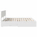 Cadru de pat cu headboard Alb 180 x 200 cm Lemn compozit - WALTI WALTI