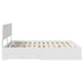 Cadru de pat cu headboard Alb 160 x 200 cm Lemn compozit - WALTI WALTI