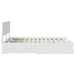 Cadru de pat cu headboard Alb 140 x 190 cm Lemn compozit - WALTI WALTI