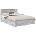 Cadru de pat cu sertar cu headboard cu depozitare Lemn compozit - WALTI WALTI