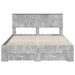 Cadru de pat cu sertar cu headboard cu depozitare Lemn compozit - WALTI WALTI