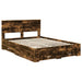 Cadru de pat Stejar fumuriu 135 x 190 cm Lemn compozit - WALTI WALTI