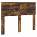 Cadru de pat Stejar fumuriu 135 x 190 cm Lemn compozit - WALTI WALTI