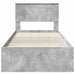 Cadru de pat cu sertar Gri din beton 90 x 200 cm Lemn compozit - WALTI WALTI