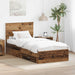 Cadru de pat cu headboard Lemn vechi 90 x 190 cm Lemn compozit - WALTI WALTI