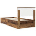 Cadru de pat cu headboard Lemn vechi 90 x 190 cm Lemn compozit - WALTI WALTI
