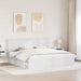 Cadru de pat cu headboard Alb 200 x 200 cm Lemn de pin masiv - WALTI WALTI