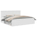 Cadru de pat cu headboard Alb 200 x 200 cm Lemn de pin masiv - WALTI WALTI