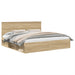 Cadru de pat cu headboard Sonoma 200 x 200 cm Lemn de pin masiv - WALTI WALTI