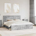 Cadru de pat cu headboard Beton 180 x 200 cm Lemn de pin masiv - WALTI WALTI