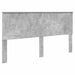 Cadru de pat cu headboard Beton 180 x 200 cm Lemn de pin masiv - WALTI WALTI