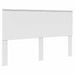 Cadru de pat cu headboard Alb 160 x 200 cm Lemn de pin masiv - WALTI WALTI