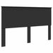Cadru de pat cu headboard Negru 160 x 200 cm Lemn de pin masiv - WALTI WALTI