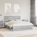 Cadru de pat Gri Sonoma 160 x 200 cm Lemn de pin masiv - WALTI WALTI