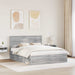 Cadru de pat Gri Sonoma 160 x 200 cm Lemn de pin masiv - WALTI WALTI