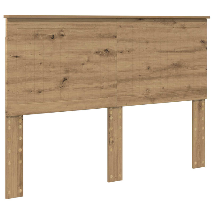 Cadru de pat Stejar artizanal 140 x 190 cm Lemn de pin masiv - WALTI WALTI