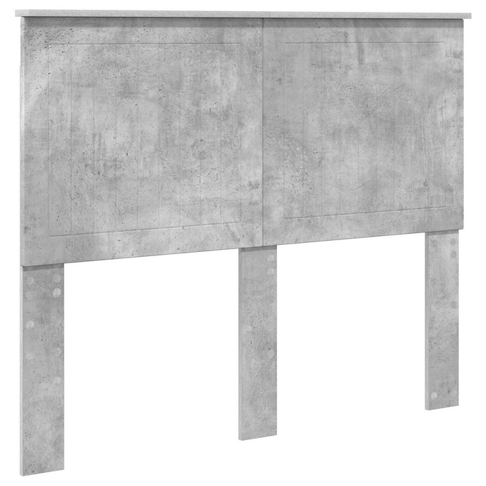 Cadru de pat Gri Concret 135 x 190 cm Lemn de pin masiv - WALTI WALTI