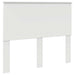 Cadru de pat cu headboard Alb 120 x 200 cm Lemn de pin masiv - WALTI WALTI