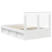 Cadru de pat cu headboard Alb 120 x 200 cm Lemn de pin masiv - WALTI WALTI