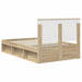Cadru de pat cu headboard Sonoma 120 x 200 cm Lemn de pin masiv - WALTI WALTI