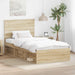 Cadru de pat cu headboard Sonoma 100 x 200 cm Lemn de pin masiv - WALTI WALTI