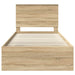 Cadru de pat cu headboard Sonoma 100 x 200 cm Lemn de pin masiv - WALTI WALTI