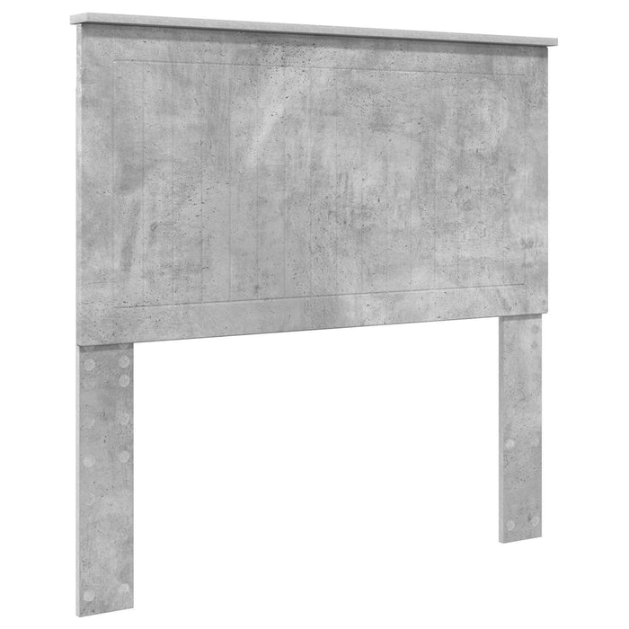 Cadru de pat Gri Concret 100 x 200 cm Lemn de pin masiv - WALTI WALTI