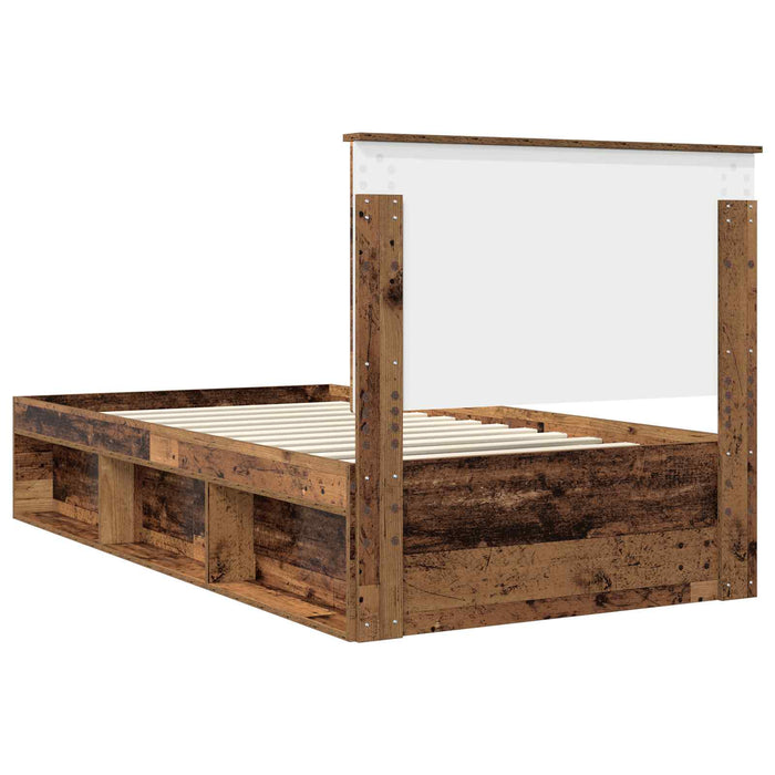 Cadru de pat Lemn vechi 100 x 200 cm Lemn de pin masiv - WALTI WALTI