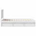 Cadru de pat cu headboard Alb 90 x 190 cm Lemn de pin masiv - WALTI WALTI