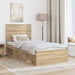 Cadru de pat cu headboard Sonoma 90 x 190 cm Lemn de pin masiv - WALTI WALTI