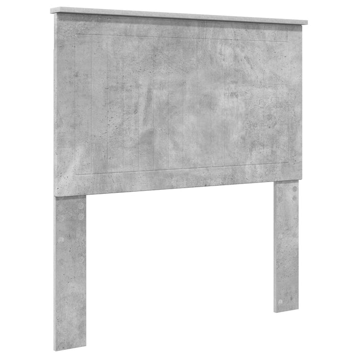 Cadru de pat Gri Concret 90 x 190 cm Lemn de pin masiv - WALTI WALTI