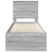 Cadru de pat Gri Sonoma 75 x 190 cm Lemn de pin masiv - WALTI WALTI