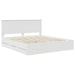 Cadru de pat cu sertar Alb 180 x 200 cm Lemn Ingineresc - WALTI WALTI