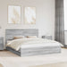 Cadru de pat cu sertar Gri Sonoma 180 x 200 cm Lemn Ingineresc - WALTI WALTI