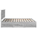 Cadru de pat cu sertar Gri Sonoma 180 x 200 cm Lemn Ingineresc - WALTI WALTI