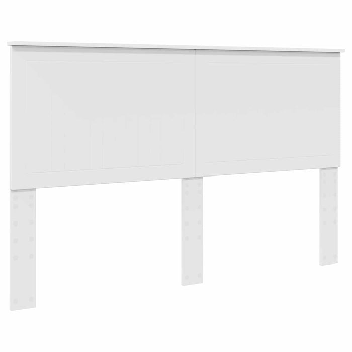 Cadru de pat cu sertar Alb 160 x 200 cm Lemn Ingineresc - WALTI WALTI