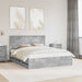 Cadru de pat Gri din beton 160 x 200 cm Lemn Ingineresc - WALTI WALTI